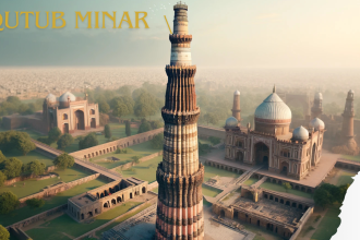 Qutub Minar in detail