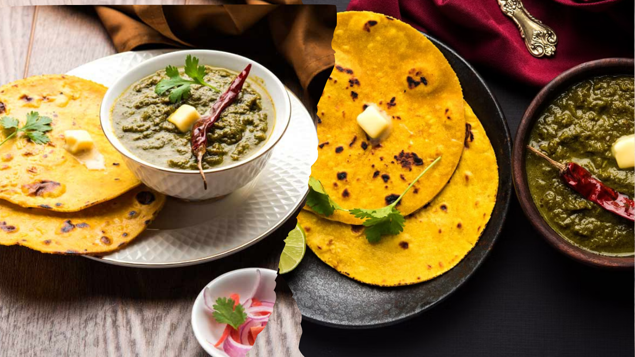 Sarson Ka Saag and Makki Ki Roti