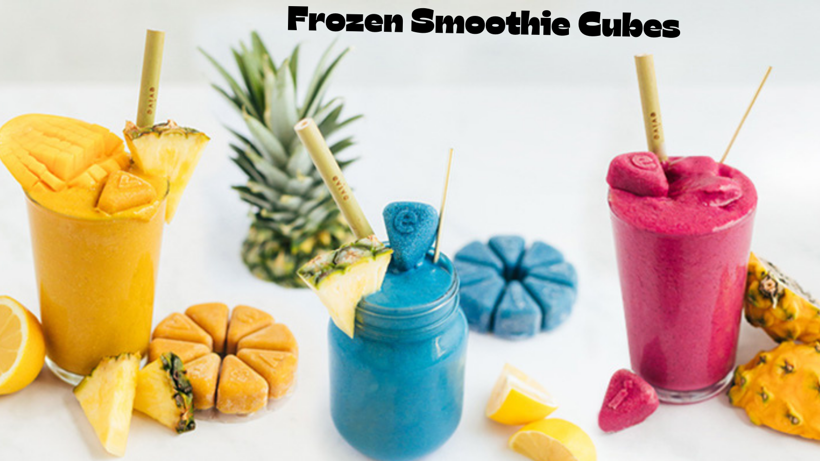 Frozen Smoothie Cubes