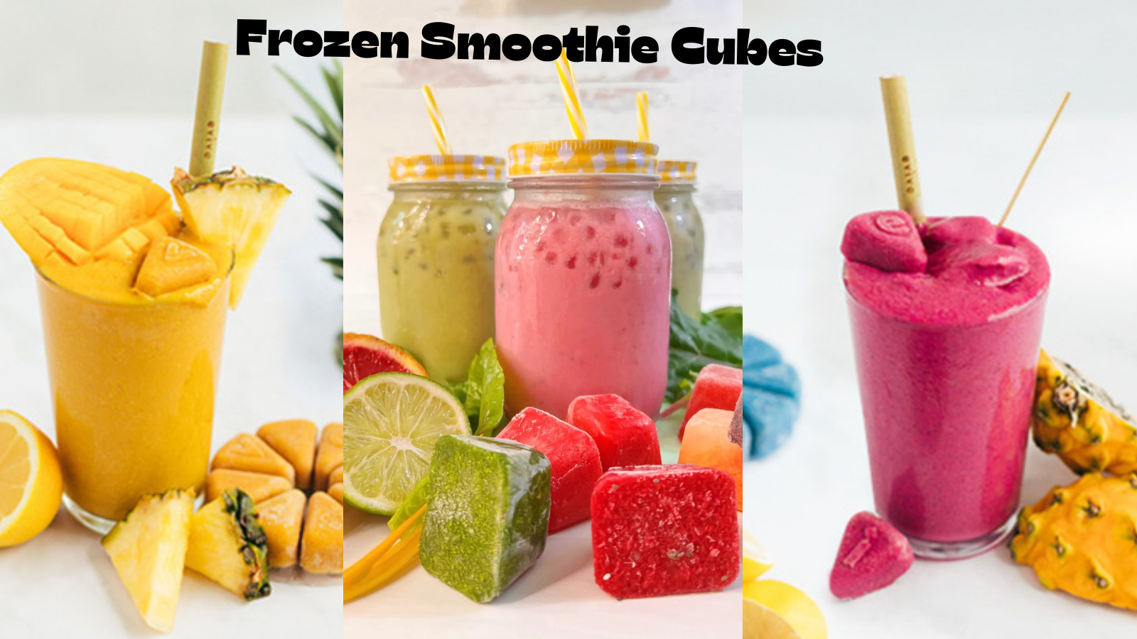 Frozen Smoothie Cubes