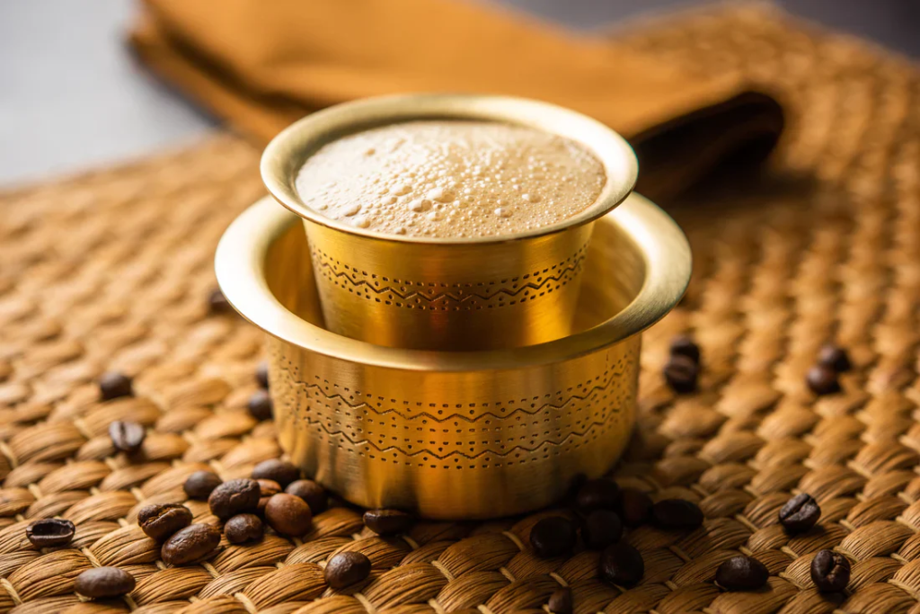 South Indian filter coffee

