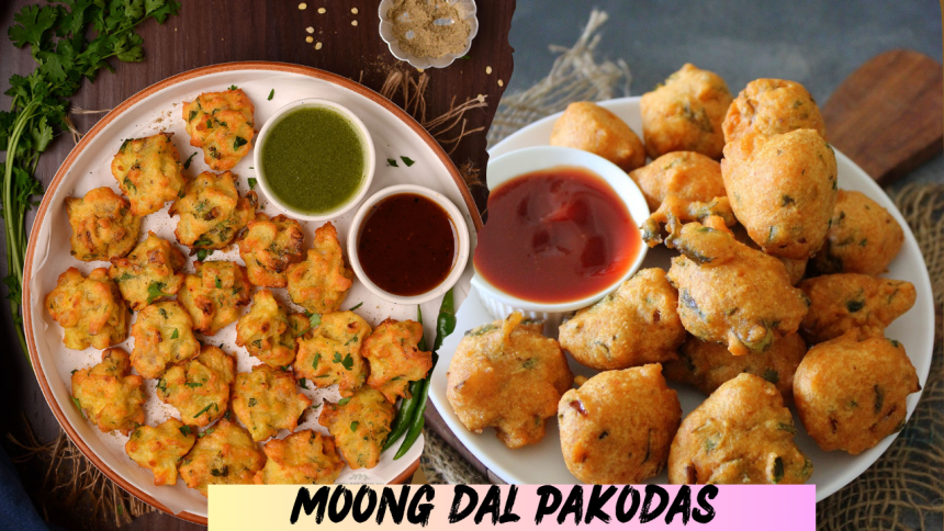 Moong Dal Pakodas Recipe