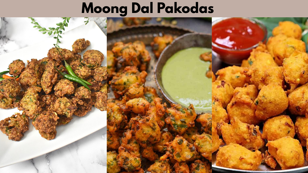 Moong Dal Pakodas Recipe
