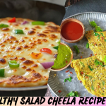 Healthy Salad Cheela Recipe