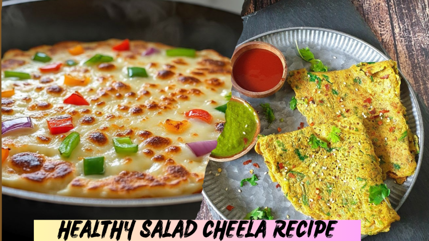 Healthy Salad Cheela Recipe