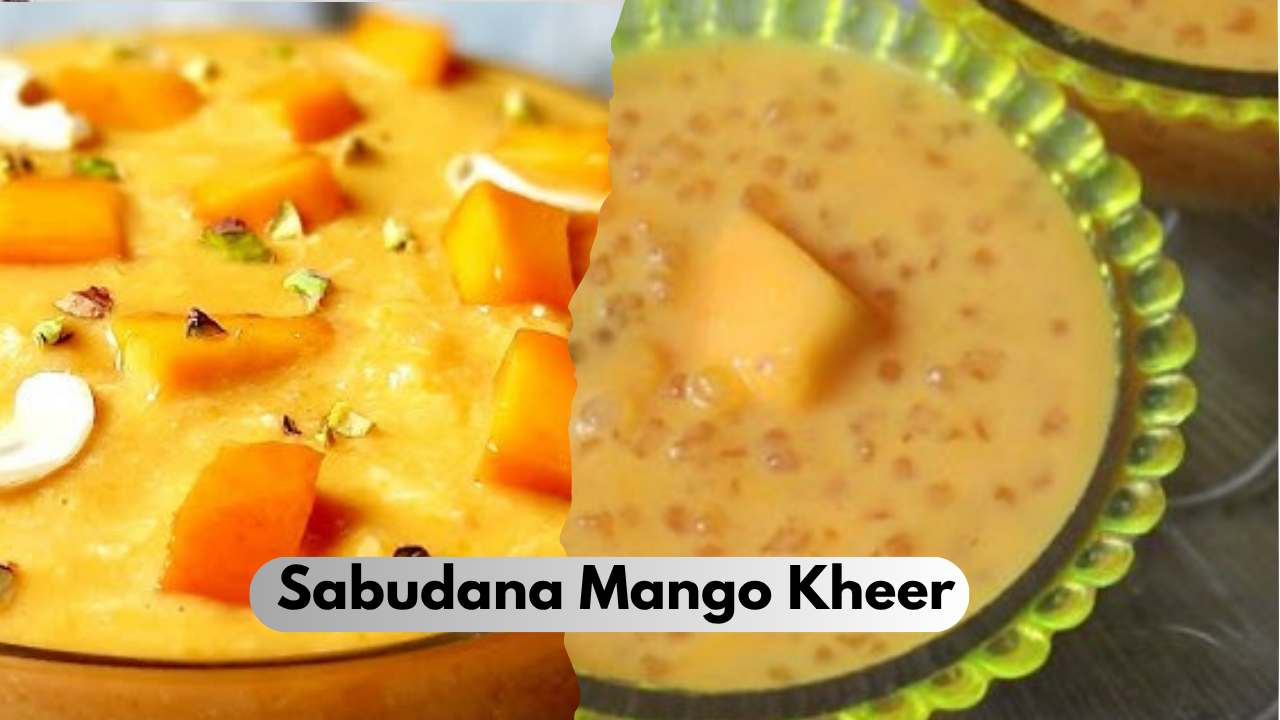 Sabudana Mango Kheer Recipe