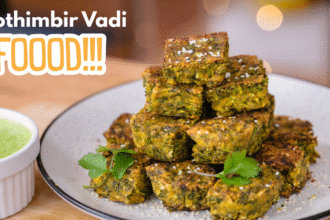 Kothimbir Vadi Recipe