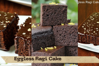 Eggless Ragi Cake Recipe