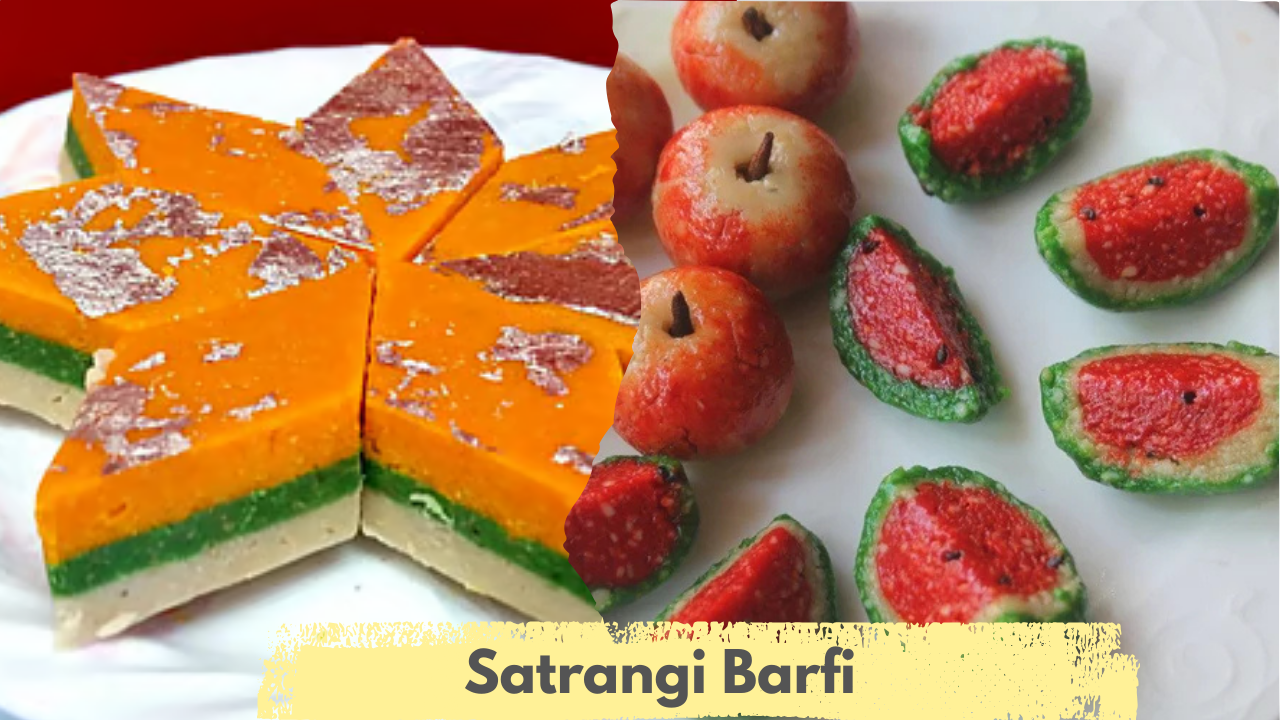 Satrangi Barfi Recipe