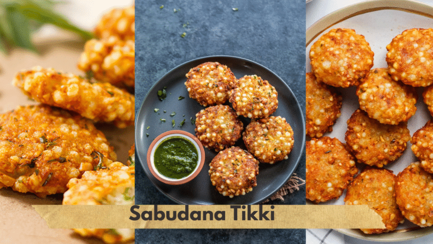 Sabudana Tikki Recipe