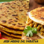 Arbi Moong Dal Paratha