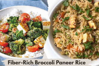 Fiber-Rich Broccoli Paneer Rice