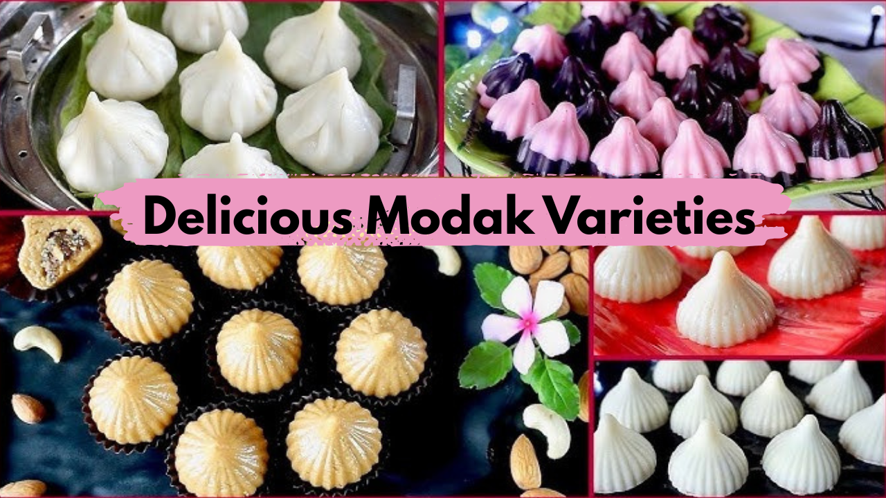 Delicious Modak Varieties 