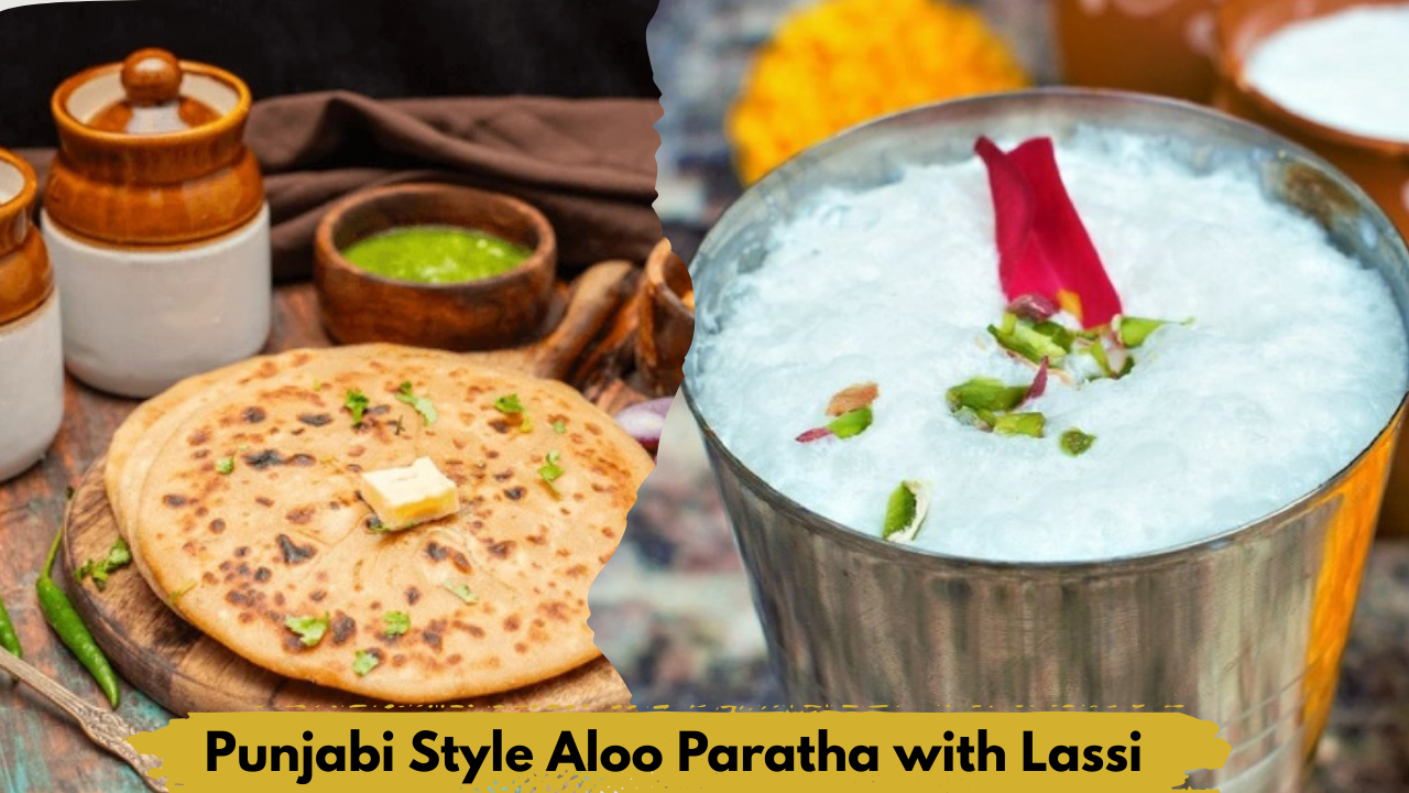Punjabi Style Aloo Paratha with Lassi