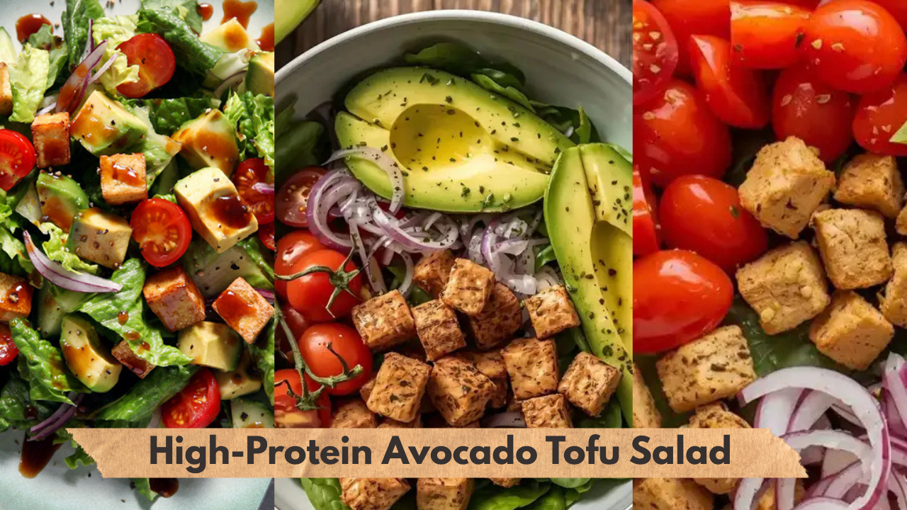 High-Protein Avocado Tofu Salad