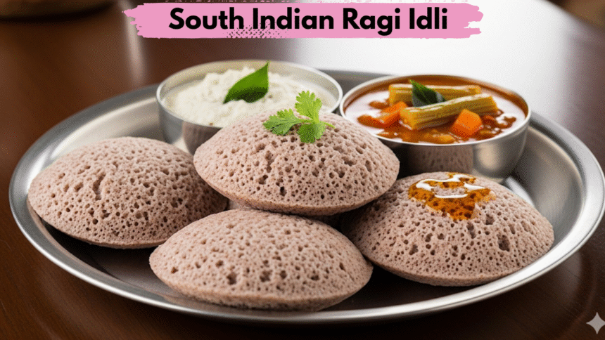 South Indian Ragi Idli Recipe
