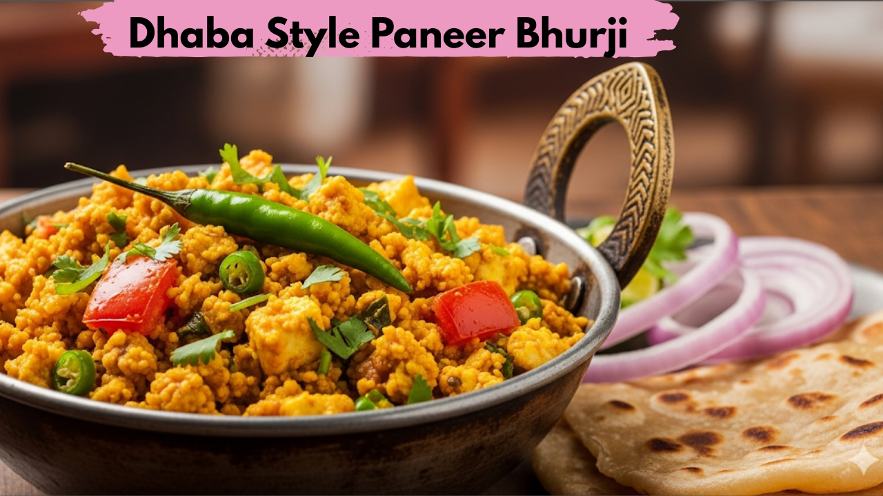 Dhaba Style Paneer Bhurji