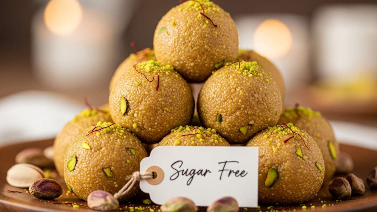 Sugar Free Besan Ladoo