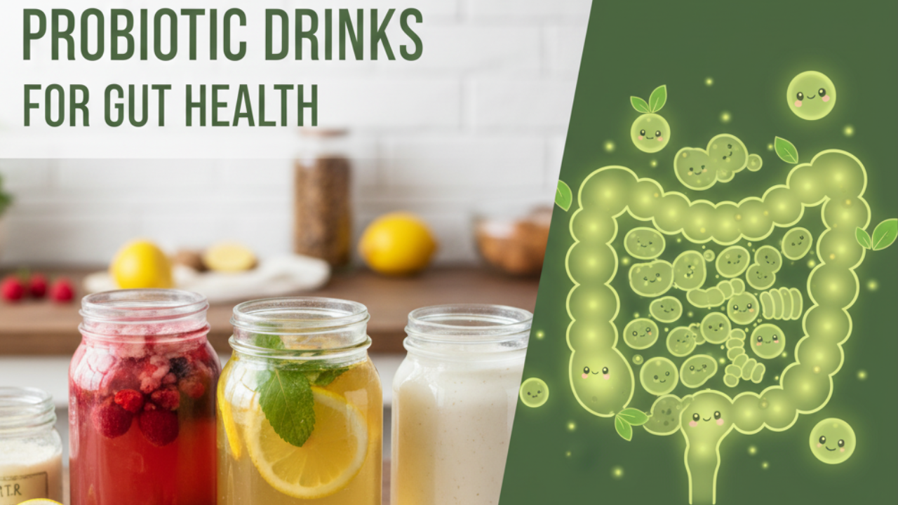 Homemade Probiotic Drinks for Gut Health