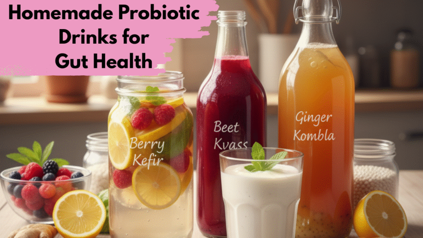 Homemade Probiotic Drinks for Gut Health