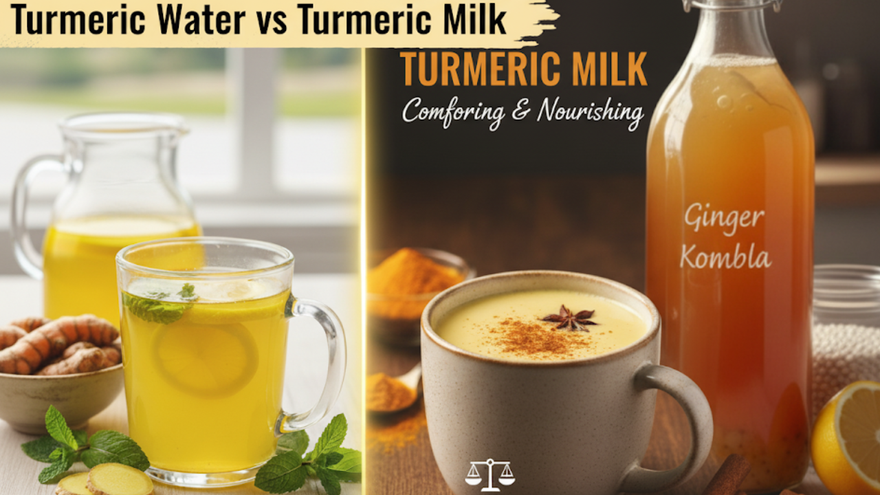 Turmeric Water vs Turmeric Milk
