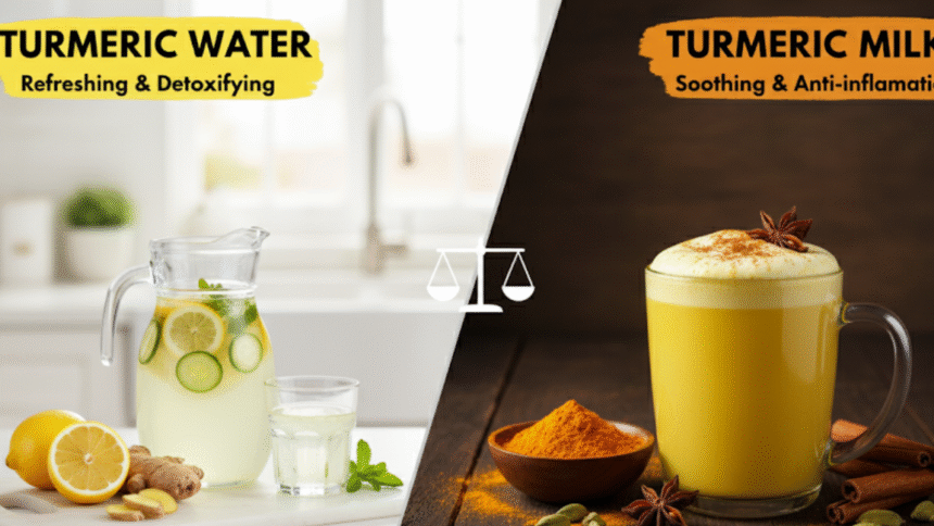 Turmeric Water vs Turmeric Milk