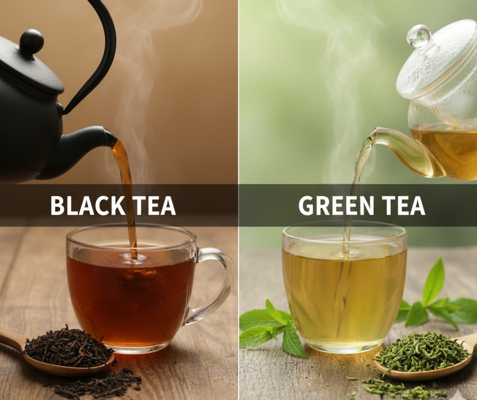 Black Tea vs Green Tea