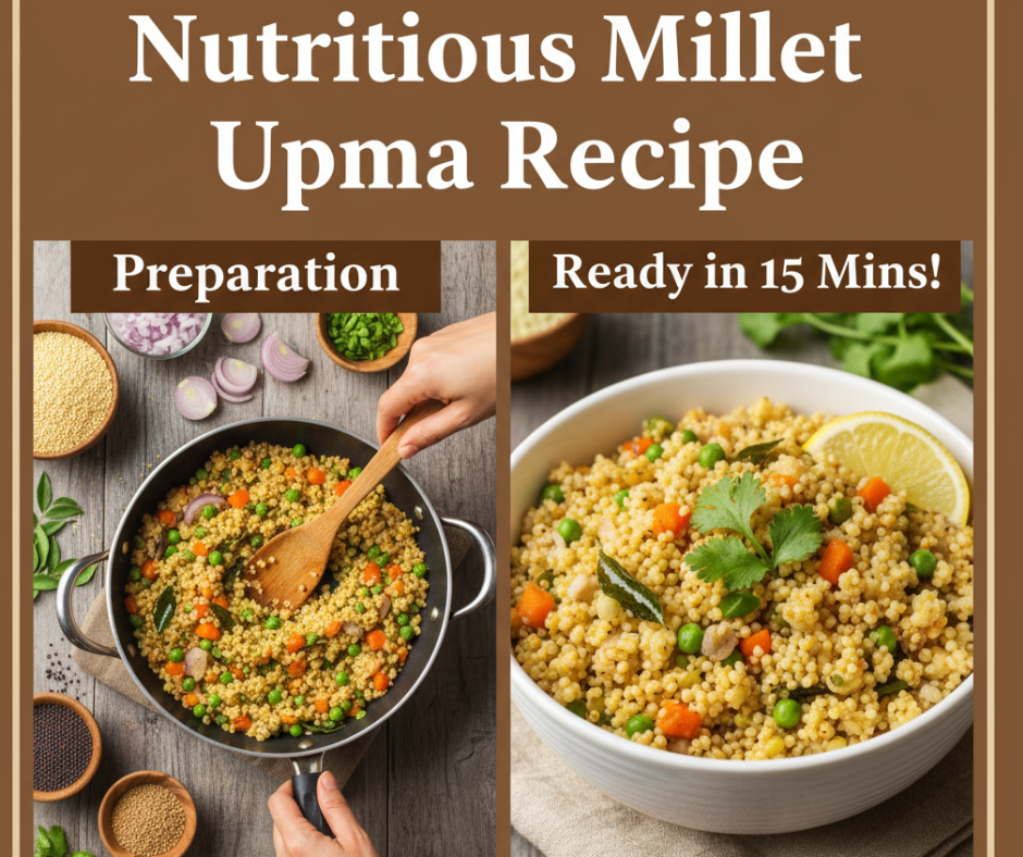 Nutritious Millet Upma Recipe