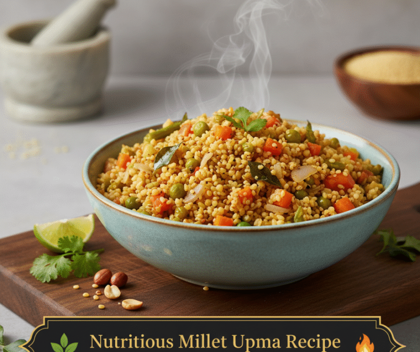 Nutritious Millet Upma Recipe