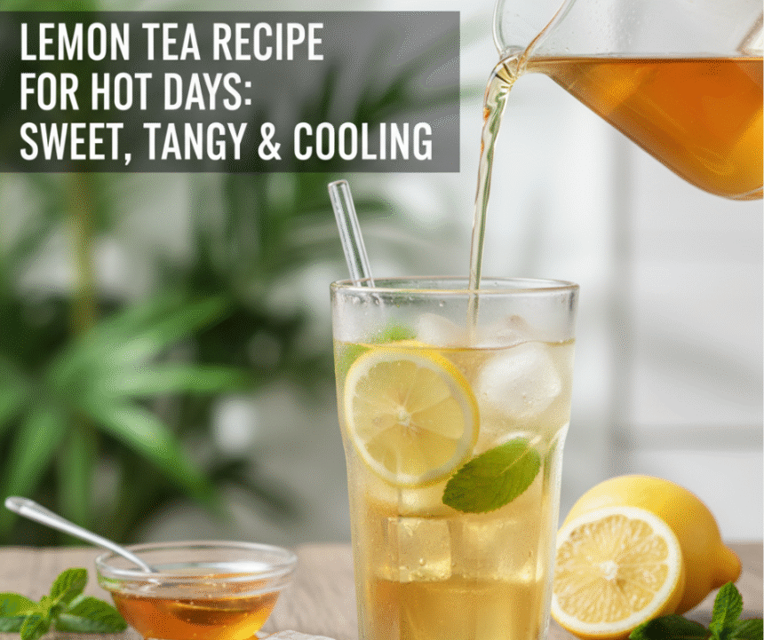 Lemon Tea Recipe for Hot Days