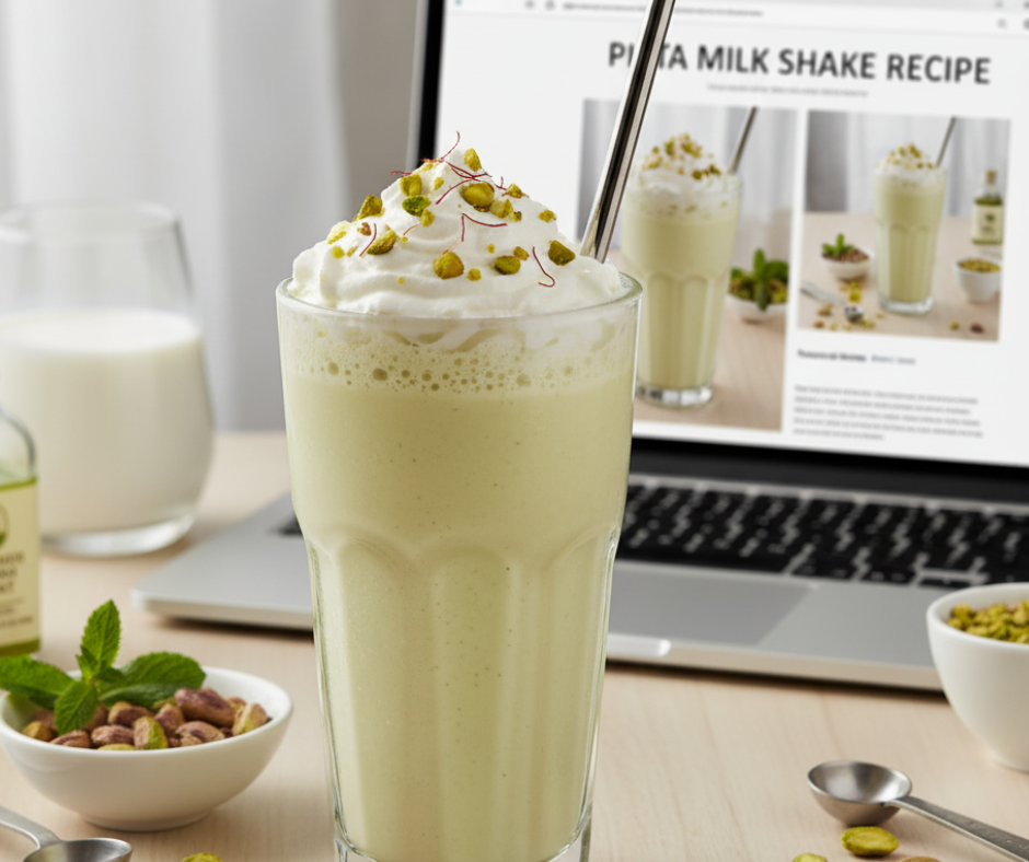 Pista Milk Shake Recipe
