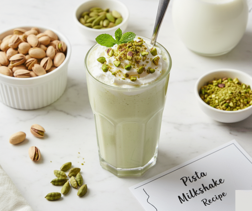 Pista Milk Shake Recipe