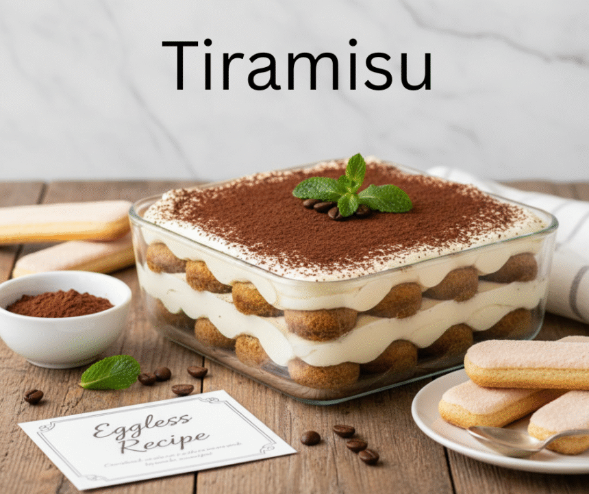 Eggless Tiramisu Recipe