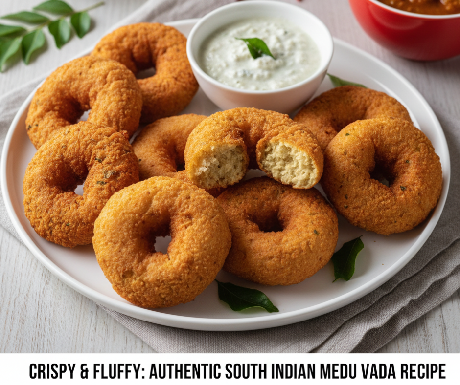 South Indian Medu Vada Recipe