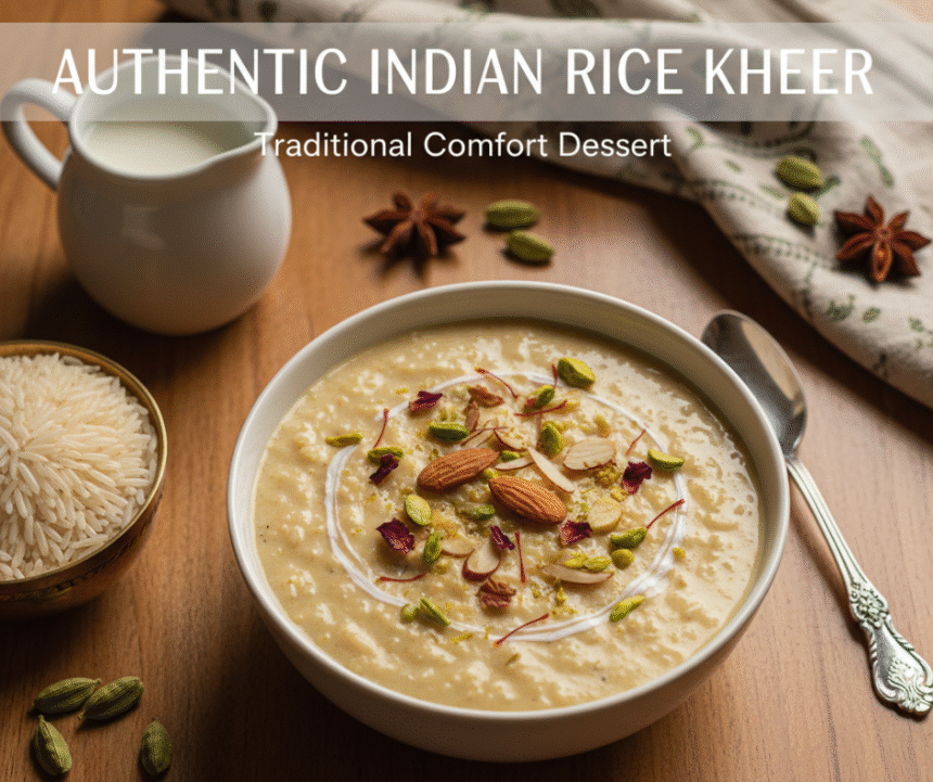 Indian Rice Kheer