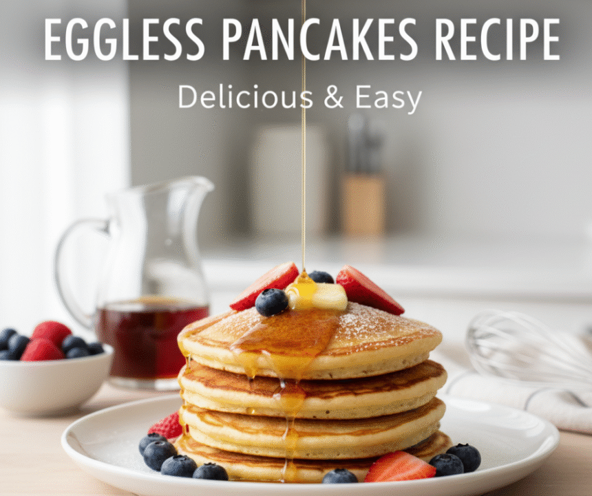Eggless Pancakes Recipe
