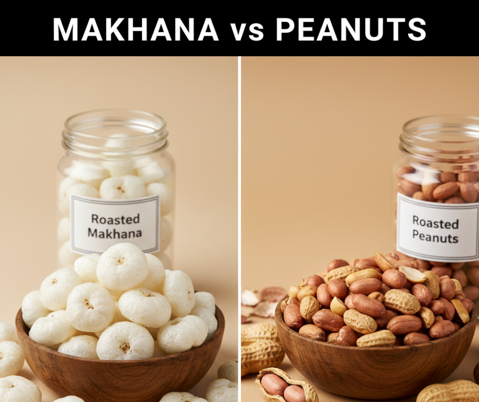 Makhana vs Peanuts