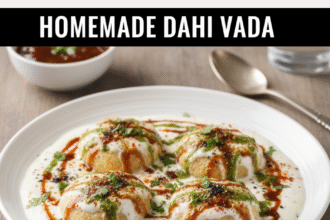 Homemade Dahi Vada
