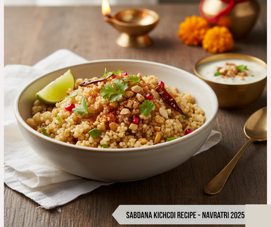 Sabudana Khichdi Recipe for Navratri 2025