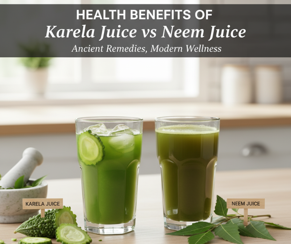 Health Benefits of Karela Juice vs Neem Juice