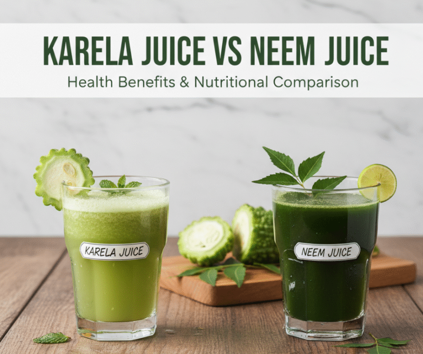 Health Benefits of Karela Juice vs Neem Juice