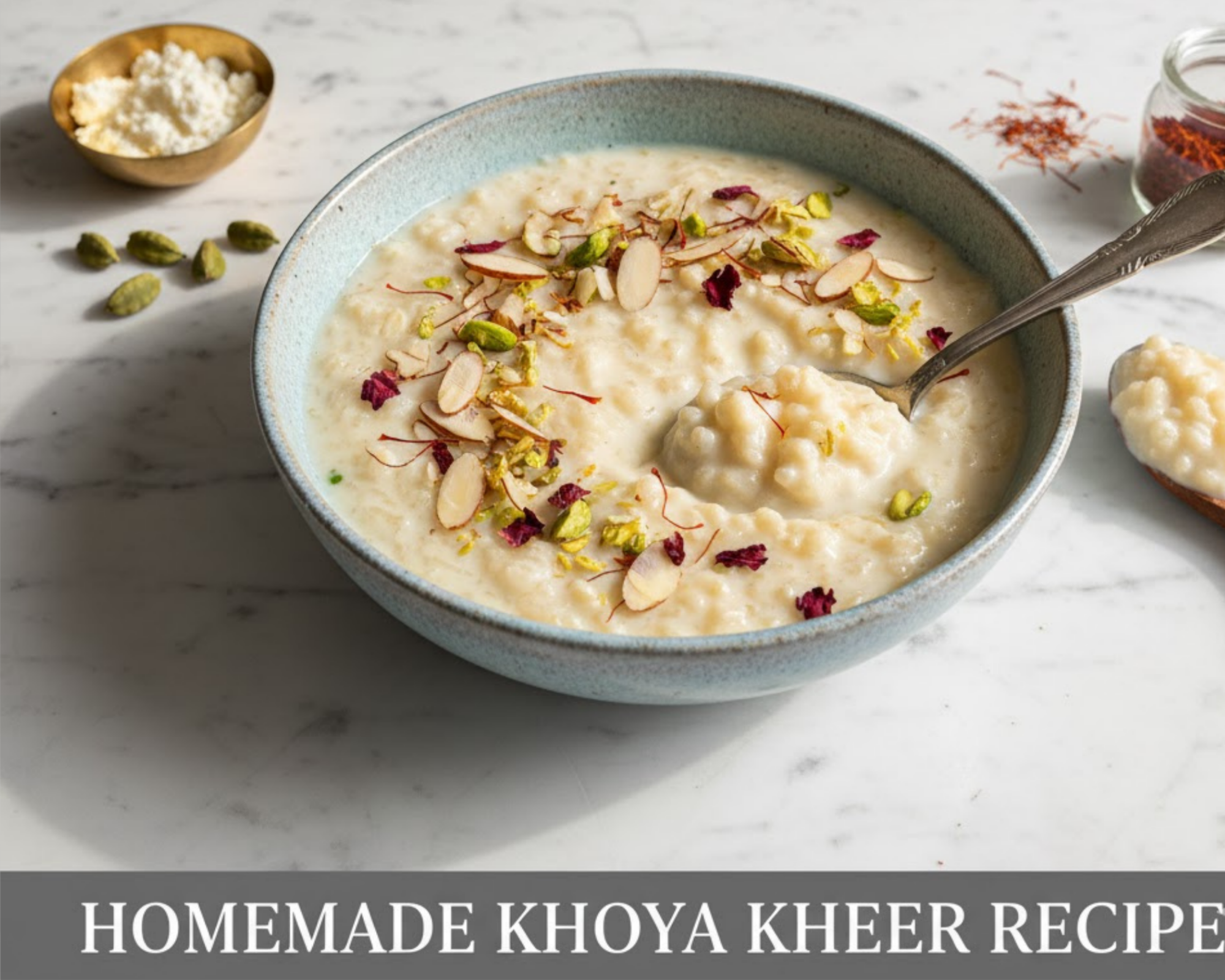 Homemade Khoya Kheer Recipe