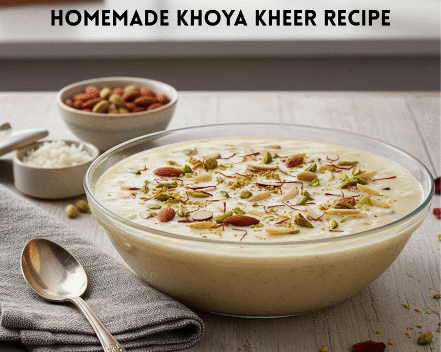 Homemade Khoya Kheer Recipe