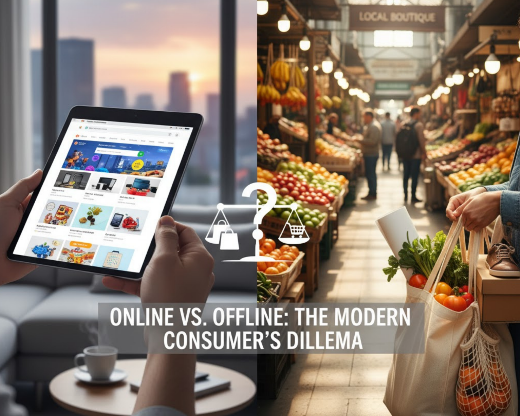 Online Shopping  vs Offline Shopping