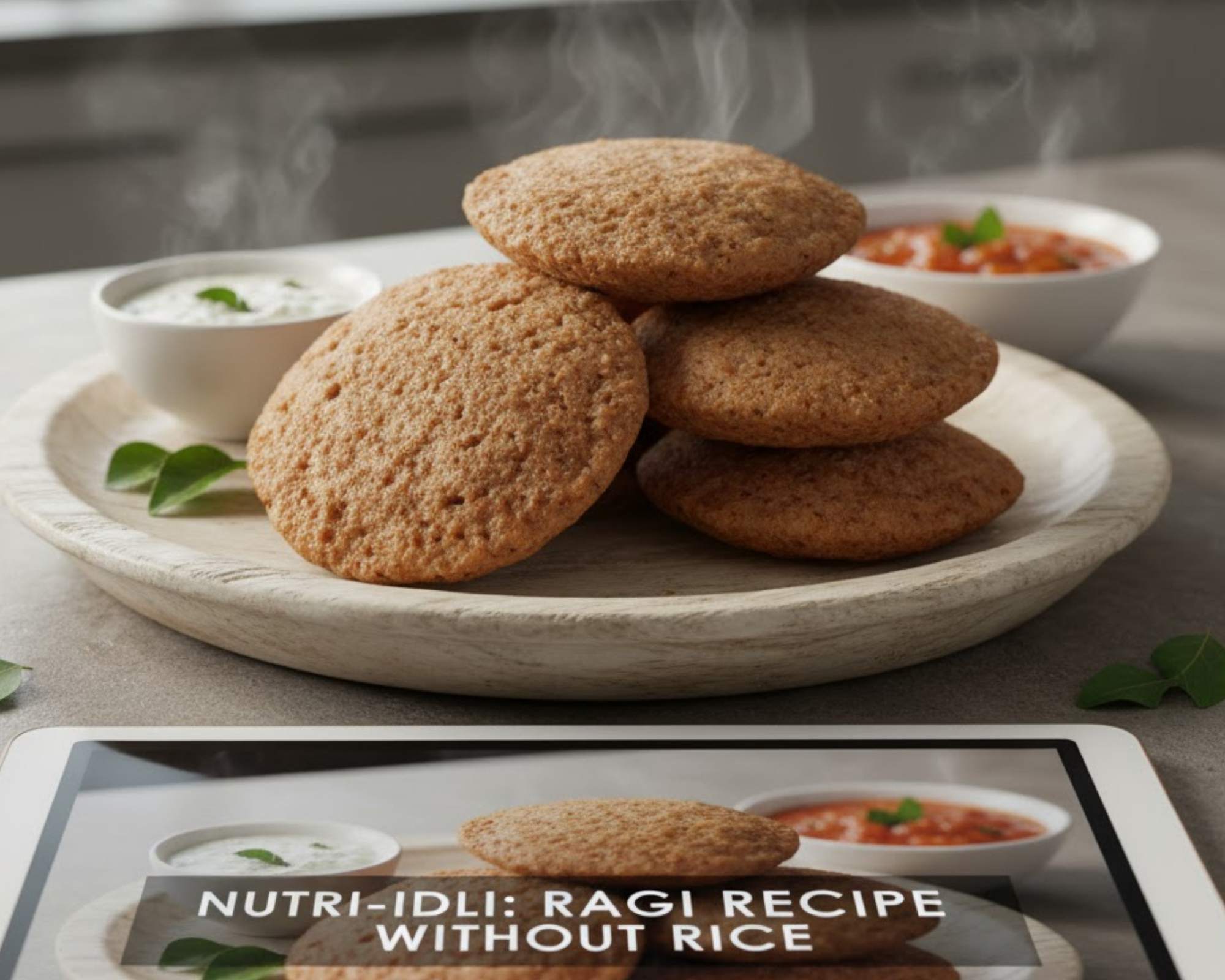 Ragi Idli Recipe Without Rice