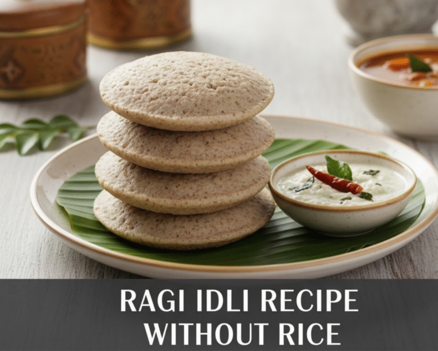 Ragi Idli Recipe Without Rice