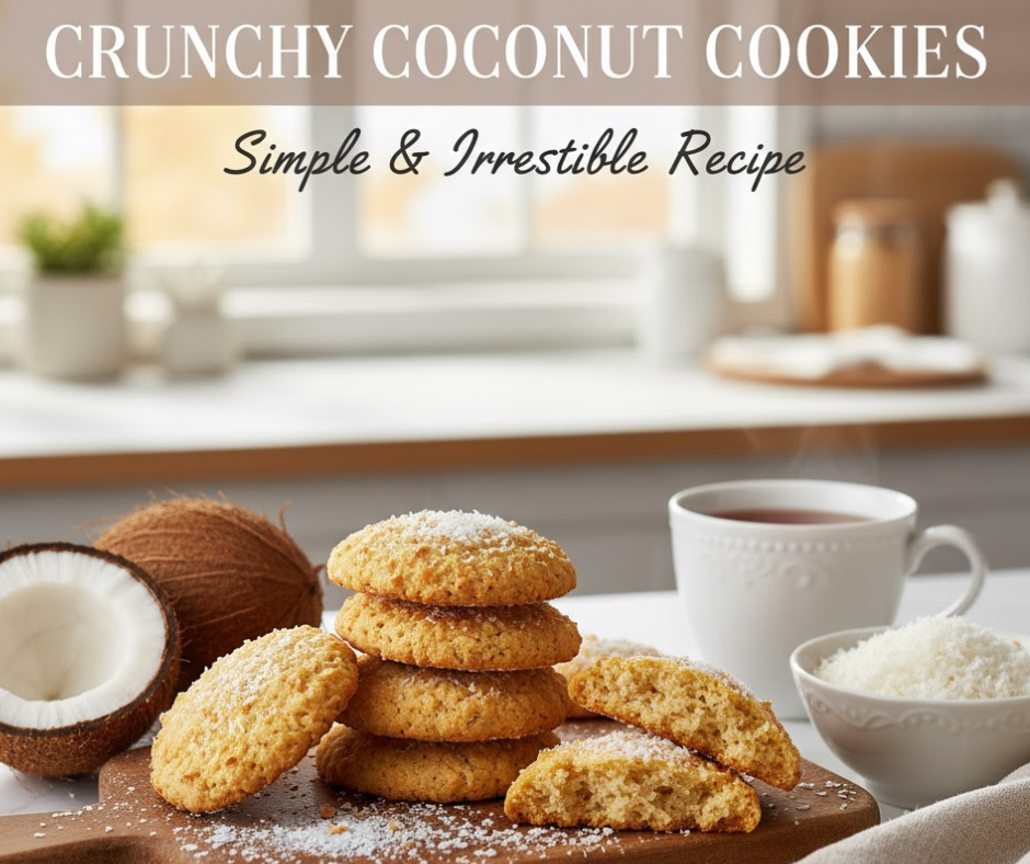 Crunchy Coconut Cookies