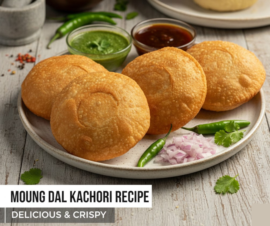 Moong Dal Kachori Recipe