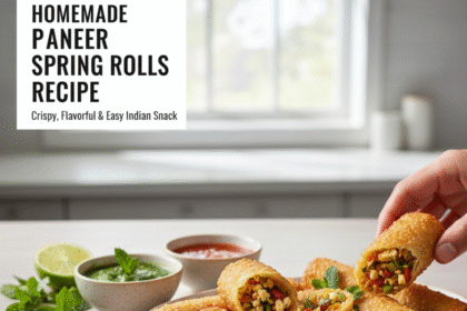 Homemade Paneer Spring Rolls Recipe