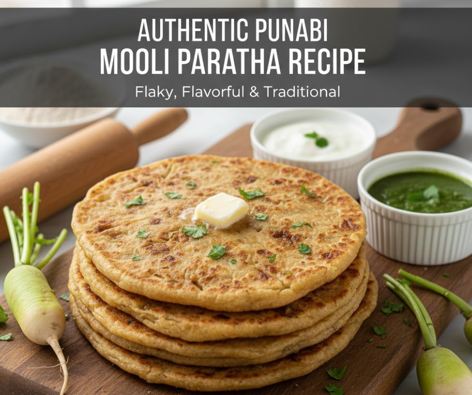 Punjabi Mooli Paratha Recipe
